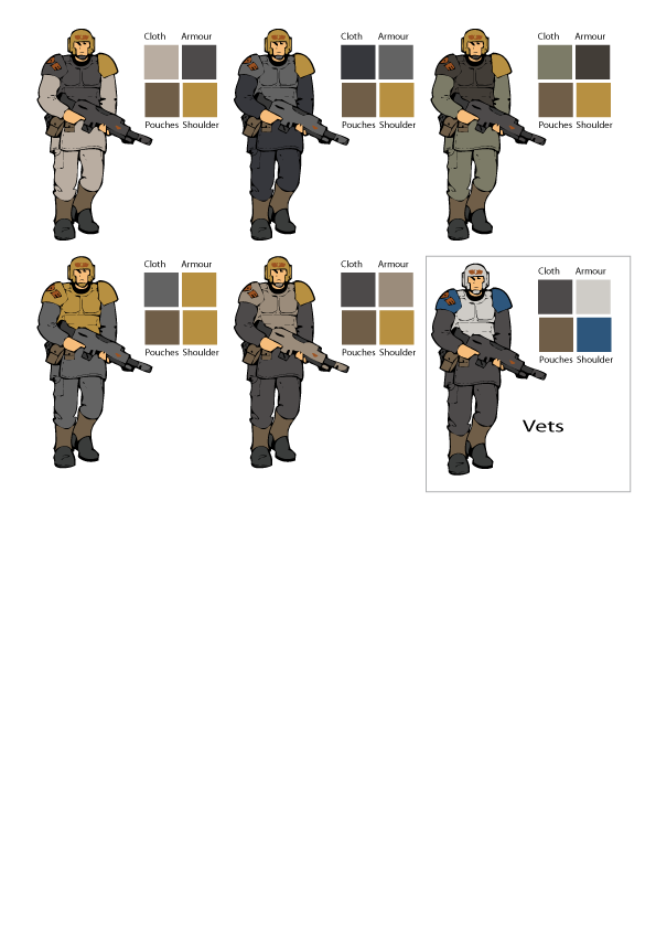 Imperial Guard, Test Colours Test colours for my platoons Gallery